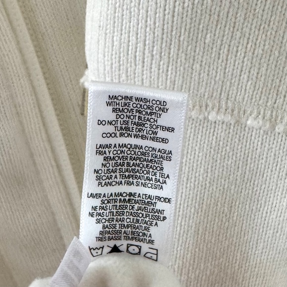 Calvin Klein White Ribbed Zip-Up Jacket - Picture 10 of 10